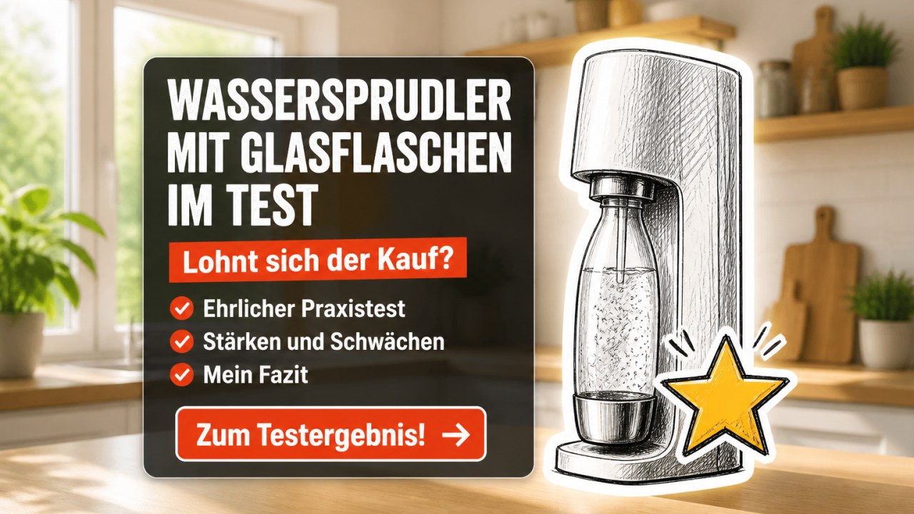 Wassersprudler mit Glasflaschen Test 2026