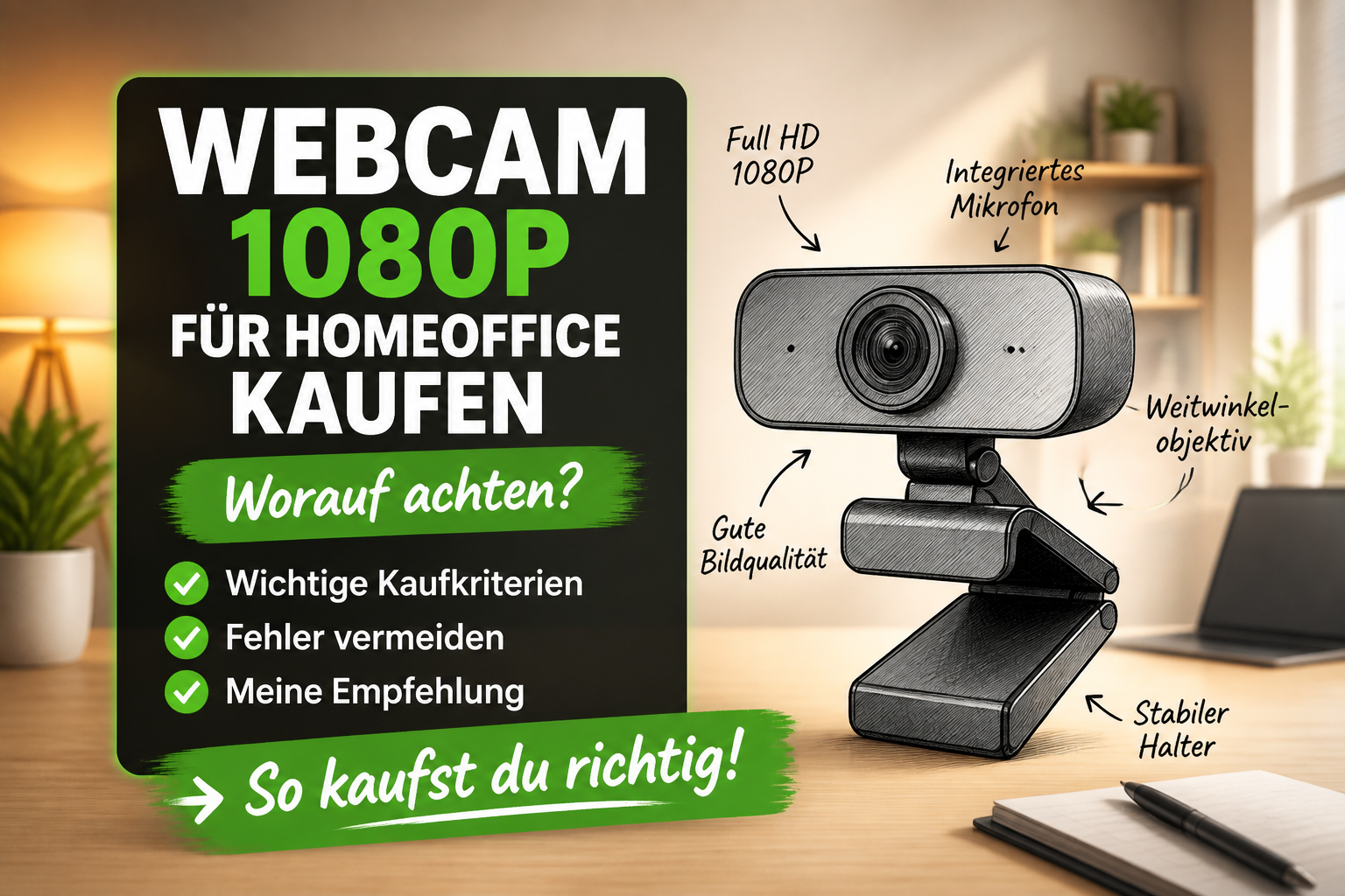 Webcam 1080p für Homeoffice: Der ultimative Ratgeber 2026
