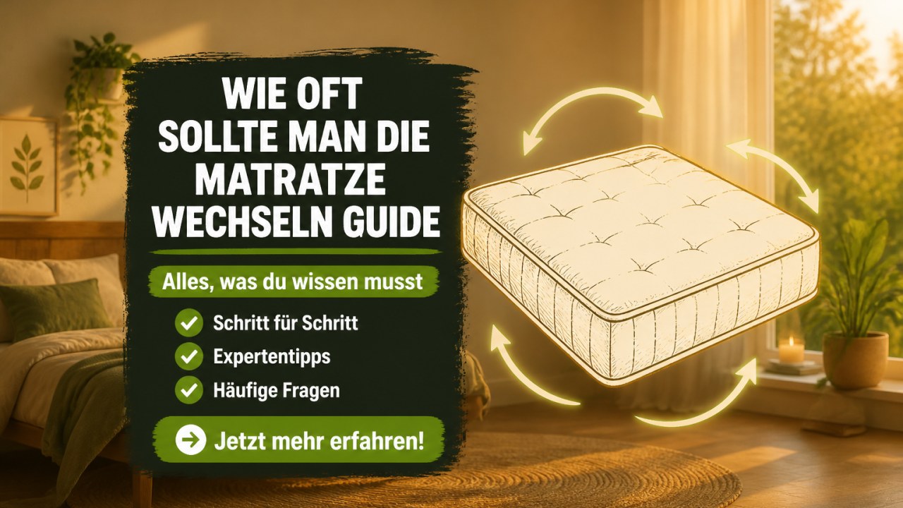 Wie oft sollte man die Matratze wechseln? Ein Ratgeber