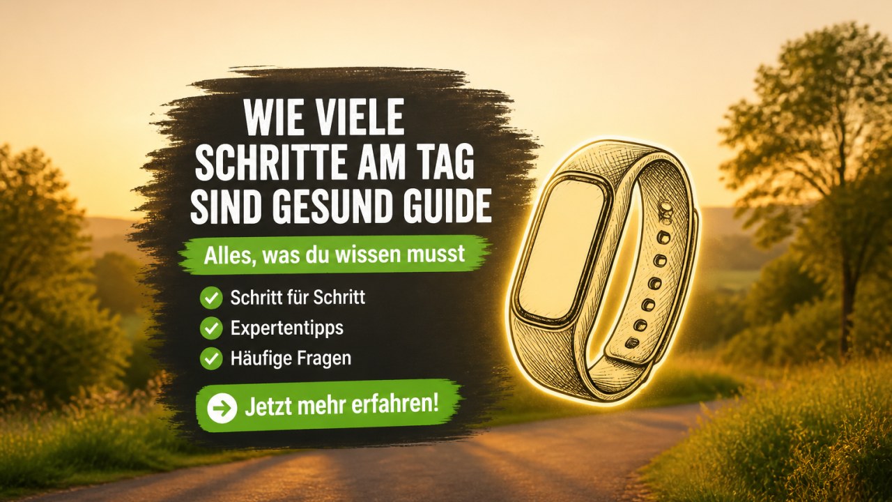 Wie viele Schritte am Tag sind gesund? Ein Ratgeber