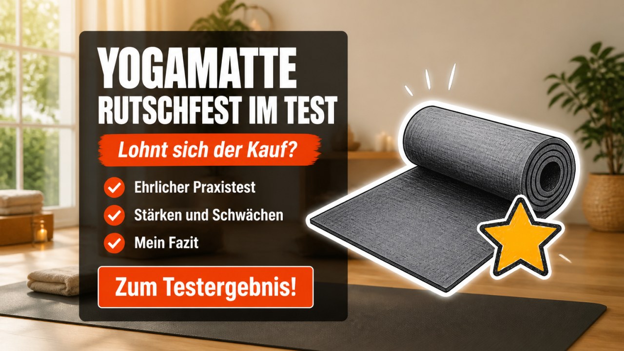 Yogamatte rutschfest Test 2026